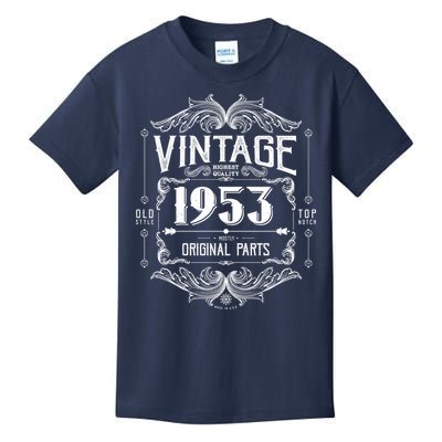 Vintage Old Style Top Notch Mostly Original Parts Whiskey Label 1953 70 Kids T-Shirt