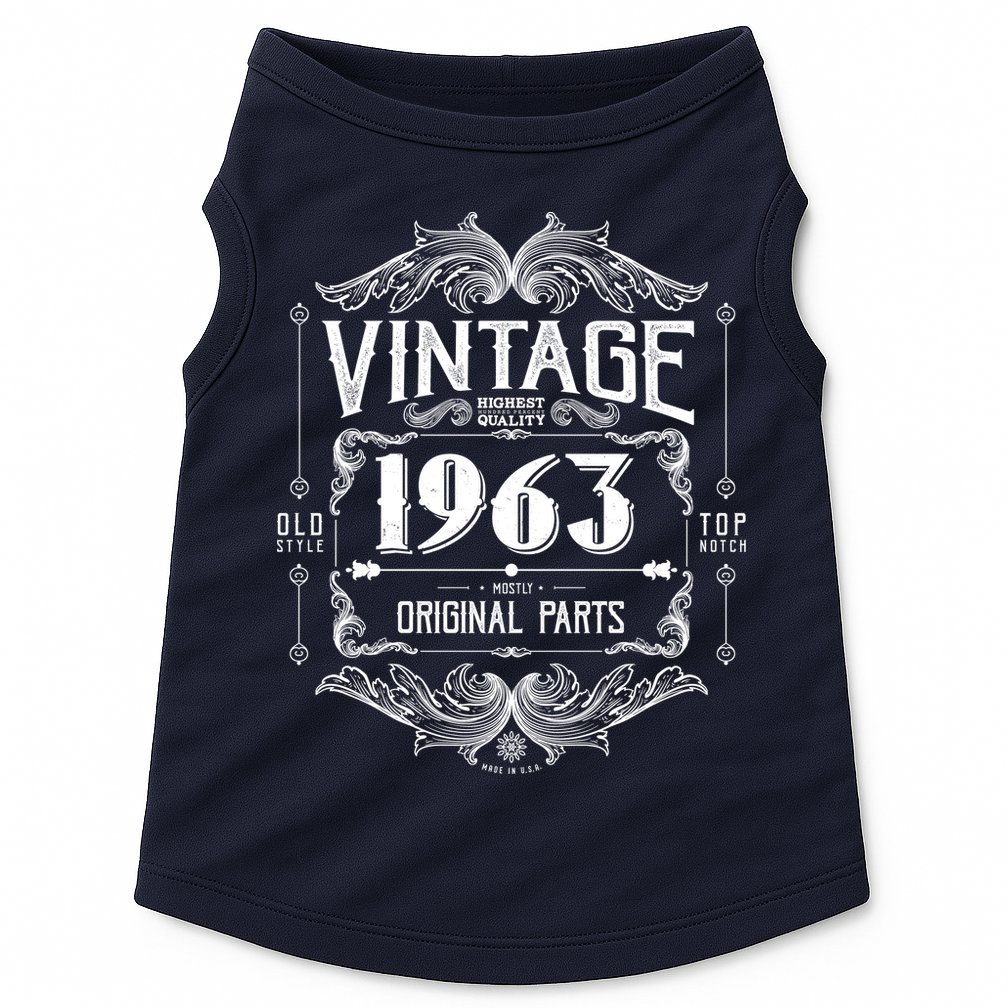 Vintage Old Style Top Notch Mostly Original Parts Whiskey Label 1963 60 Doggie Tank