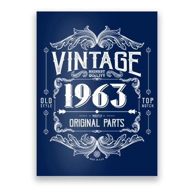 Vintage Old Style Top Notch Mostly Original Parts Whiskey Label 1963 60 Poster