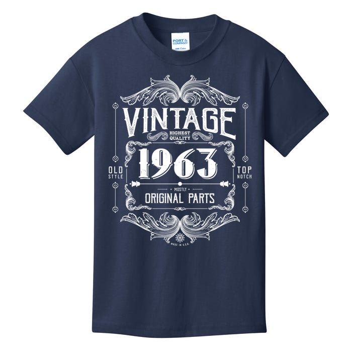 Vintage Old Style Top Notch Mostly Original Parts Whiskey Label 1963 60 Kids T-Shirt