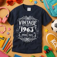 Vintage Old Style Top Notch Mostly Original Parts Whiskey Label 1963 60 Kids T-Shirt