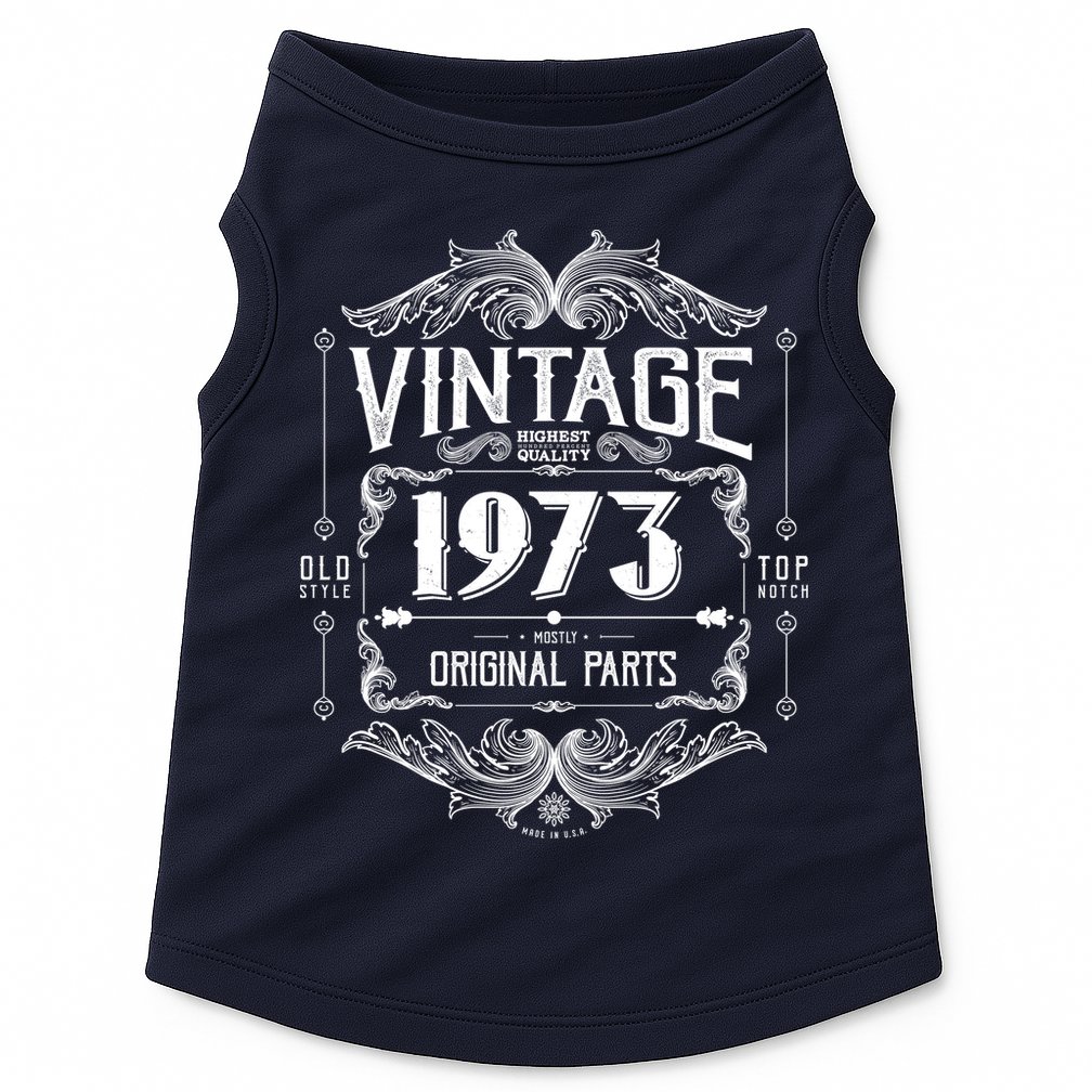 Vintage Old Style Top Notch Mostly Original Parts Whiskey Label 1973 50 Doggie Tank