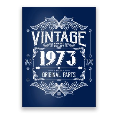 Vintage Old Style Top Notch Mostly Original Parts Whiskey Label 1973 50 Poster