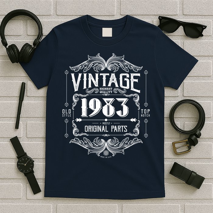 Vintage Old Style Top Notch Mostly Original Parts Whiskey Label 1983 40 T-Shirt