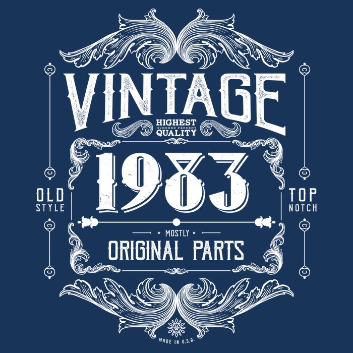 Vintage Old Style Top Notch Mostly Original Parts Whiskey Label 1983 40 T-Shirt