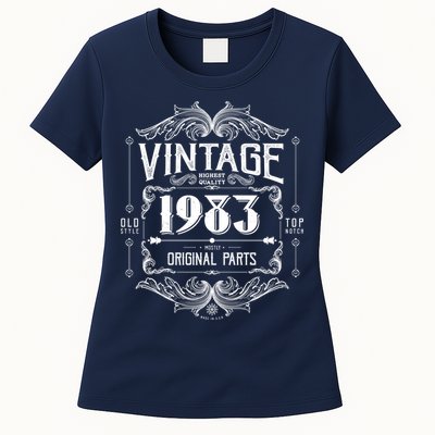 Vintage Old Style Top Notch Mostly Original Parts Whiskey Label 1983 40 Womens T-Shirt