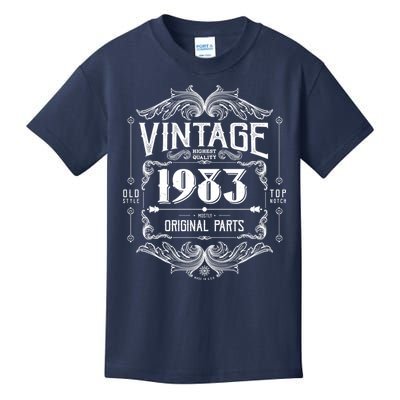 Vintage Old Style Top Notch Mostly Original Parts Whiskey Label 1983 40 Kids T-Shirt