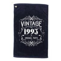 Vintage Old Style Top Notch Mostly Original Parts Whiskey Label 1993 30 Platinum Collection Golf Towel