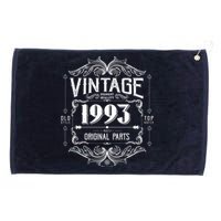 Vintage Old Style Top Notch Mostly Original Parts Whiskey Label 1993 30 Grommeted Golf Towel