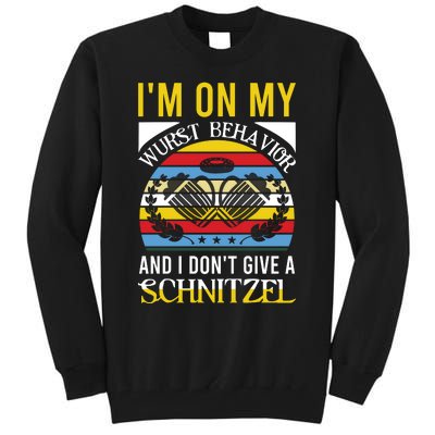 Vintage Oktoberfest Slogan Tall Sweatshirt