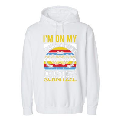 Vintage Oktoberfest Slogan Garment-Dyed Fleece Hoodie