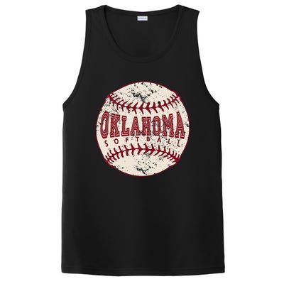 Vintage Oklahoma Softball Ball PosiCharge Competitor Tank