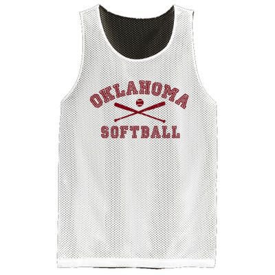 Vintage Oklahoma Softball Gear Mesh Reversible Basketball Jersey Tank