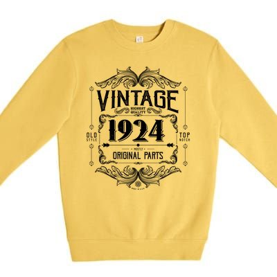 Vintage Old Style Top Notch Mostly Original Parts Whiskey Label 1924 100 Premium Crewneck Sweatshirt