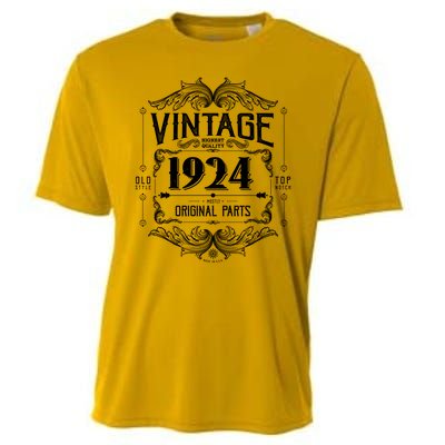 Vintage Old Style Top Notch Mostly Original Parts Whiskey Label 1924 100 Cooling Performance Crew T-Shirt