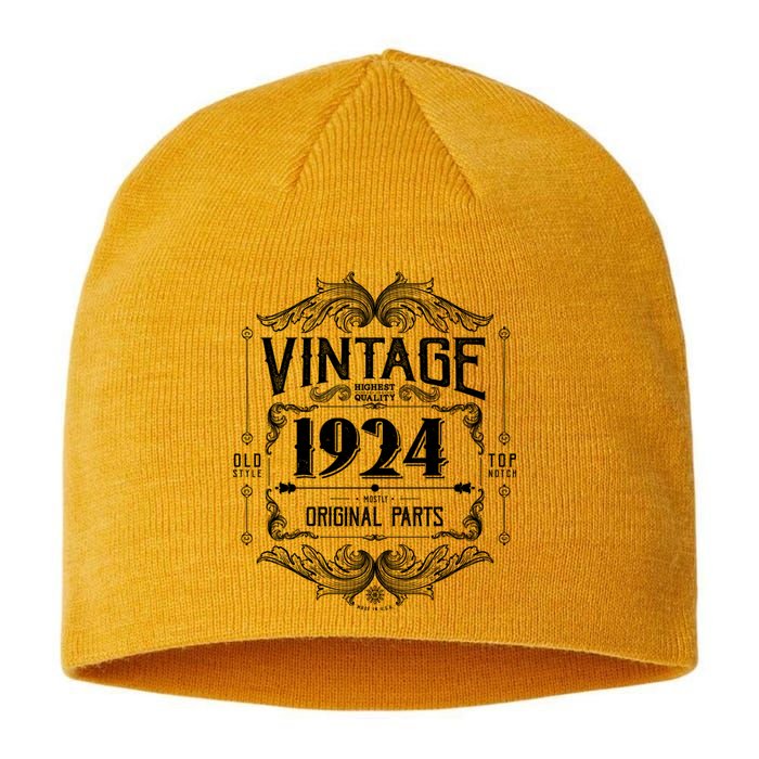 Vintage Old Style Top Notch Mostly Original Parts Whiskey Label 1924 100 Sustainable Beanie