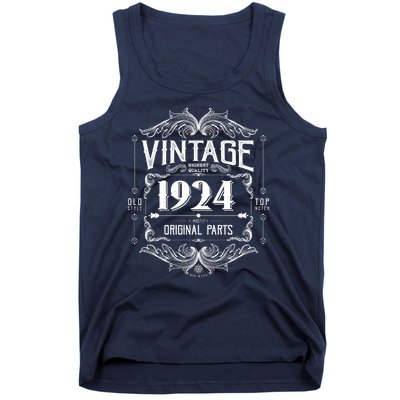 Vintage Old Style Top Notch Mostly Original Parts Whiskey Label 1924 100 Tank Top