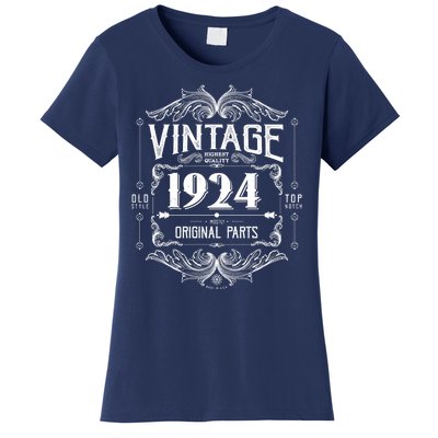 Vintage Old Style Top Notch Mostly Original Parts Whiskey Label 1924 100 Women's T-Shirt