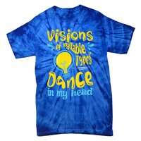 Visions Of Syllable Types Dance In My Head Dyslexia Meaningful Gift Tie-Dye T-Shirt