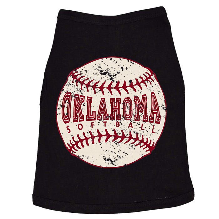 Vintage Oklahoma Softball Ball Doggie Tank