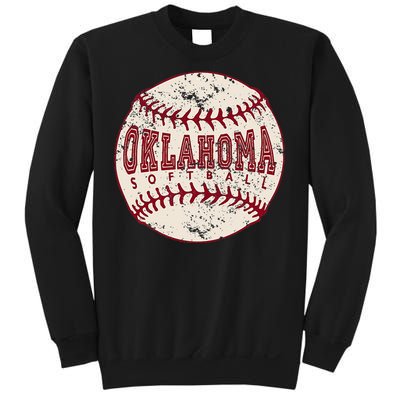 Vintage Oklahoma Softball Ball Sweatshirt