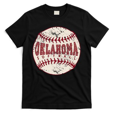 Vintage Oklahoma Softball Ball T-Shirt