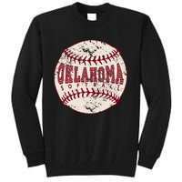 Vintage Oklahoma Softball Ball Tall Sweatshirt