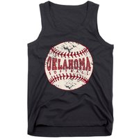 Vintage Oklahoma Softball Ball Tank Top