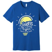 Visions Of Syllable Types Dance In My Head Dyslexia Meaningful Gift Premium T-Shirt