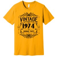 Vintage Old Style Top Notch Mostly Original Parts Whiskey Label 1974 50 Premium T-Shirt