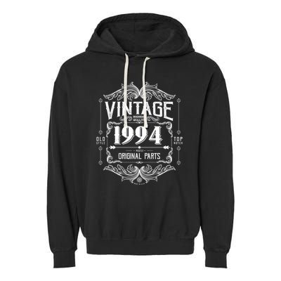 Vintage Old Style Top Notch Mostly Original Parts Whiskey Label 1994 30 Garment-Dyed Fleece Hoodie