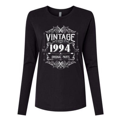 Vintage Old Style Top Notch Mostly Original Parts Whiskey Label 1994 30 Womens Cotton Relaxed Long Sleeve T-Shirt