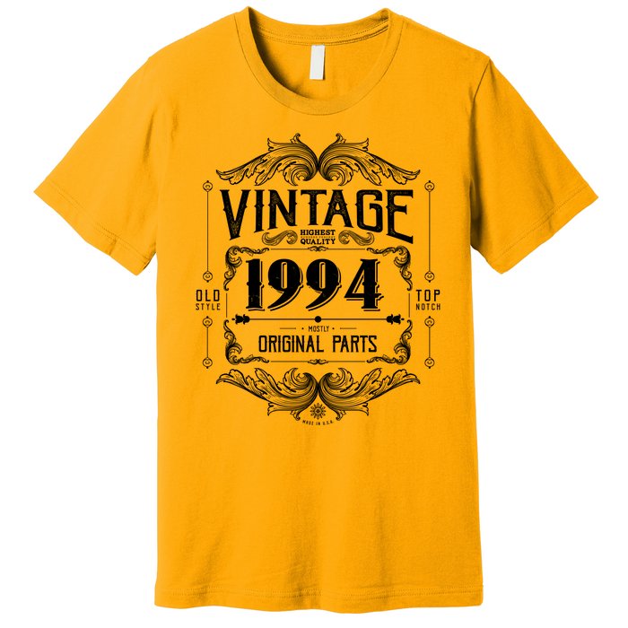 Vintage Old Style Top Notch Mostly Original Parts Whiskey Label 1994 30 Premium T-Shirt