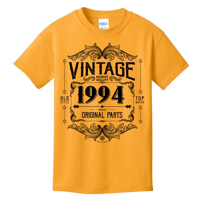 Vintage Old Style Top Notch Mostly Original Parts Whiskey Label 1994 30 Kids T-Shirt