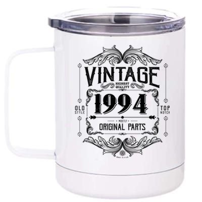 Vintage Old Style Top Notch Mostly Original Parts Whiskey Label 1994 30 12 oz Stainless Steel Tumbler Cup