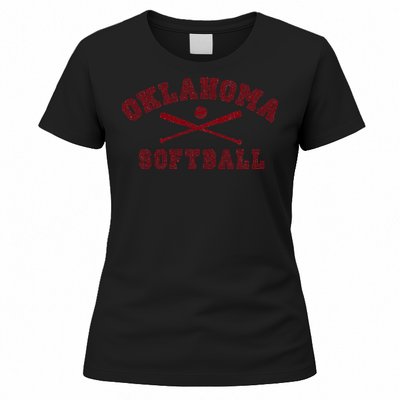 Vintage Oklahoma Softball Gear Women's T-Shirt