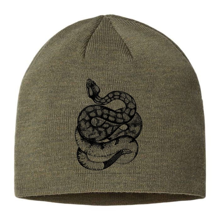 Vintage Ophiology South American Rattle Snake Tee Sustainable Beanie