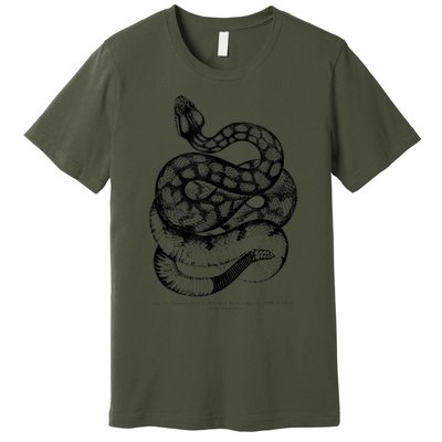 Vintage Ophiology South American Rattle Snake Tee Premium T-Shirt