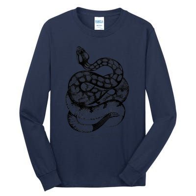 Vintage Ophiology South American Rattle Snake Tee Tall Long Sleeve T-Shirt