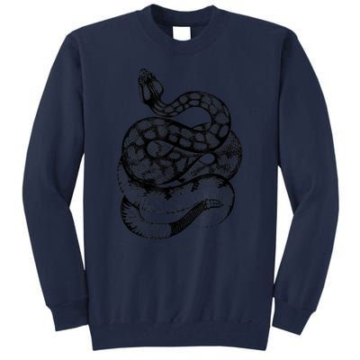 Vintage Ophiology South American Rattle Snake Tee Tall Sweatshirt