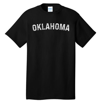 Vintage Oklahoma S Oklahoma Red Retro Tall T-Shirt