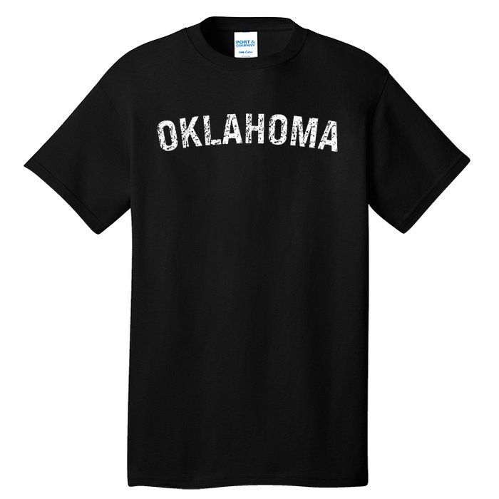 Vintage Oklahoma S Oklahoma Red Retro Tall T-Shirt