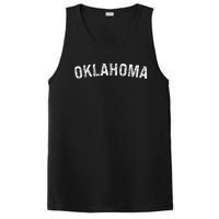 Vintage Oklahoma S Oklahoma Red Retro PosiCharge Competitor Tank