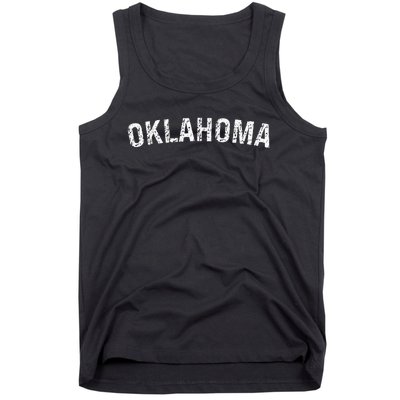 Vintage Oklahoma S Oklahoma Red Retro Tank Top