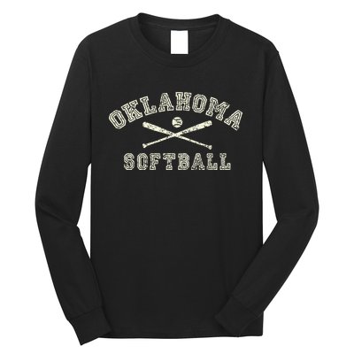 Vintage Oklahoma Softball Gear Long Sleeve Shirt