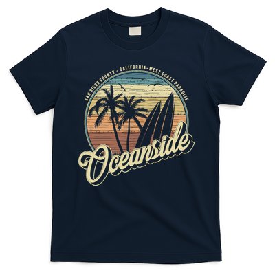 Vintage Oceanside San Diego County California Surf Style T-Shirt
