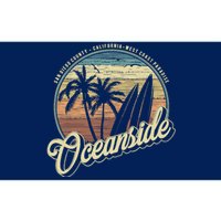 Vintage Oceanside San Diego County California Surf Style Bumper Sticker