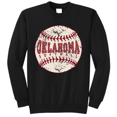 Vintage Oklahoma Softball Ball Sweatshirt