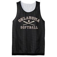 Vintage Oklahoma Softball Gear Mesh Reversible Basketball Jersey Tank