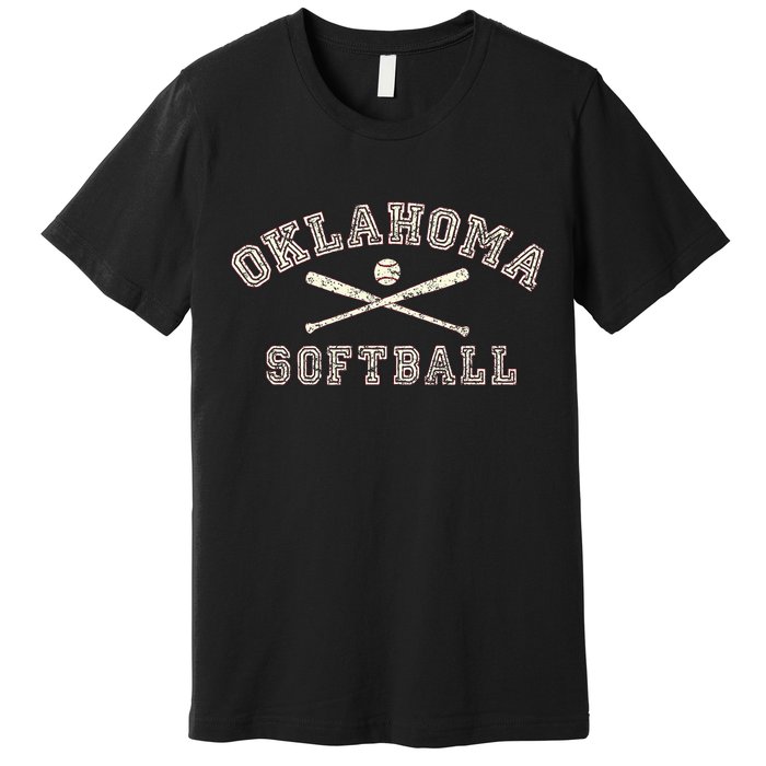 Vintage Oklahoma Softball Gear Premium T-Shirt